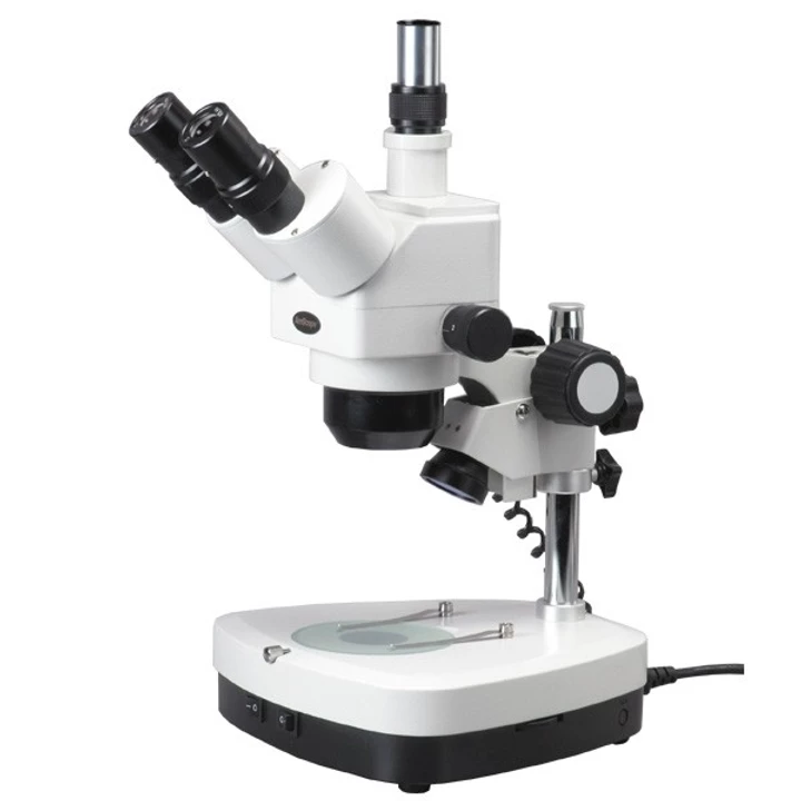 10X - 40X Student Trinocular Stereo-Zoom Microscope